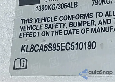 2014 Chevrolet Spark Ls Manual from USA, damaged, VIN KL8CA6S95EC510190